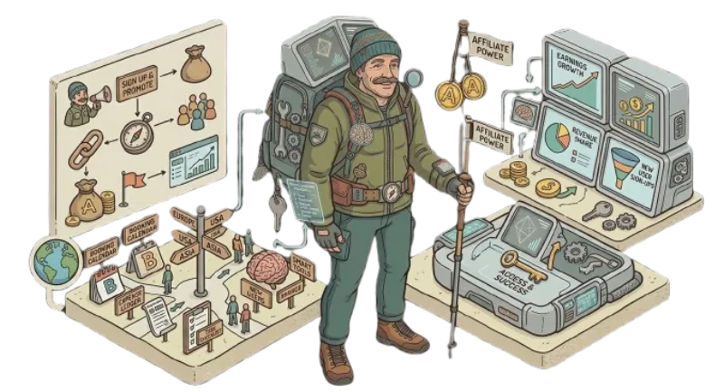 Vandrer med plattformer — tjen penger som Bungaflow-partner